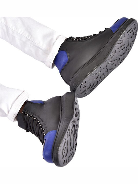 Leather Black Men's Boots