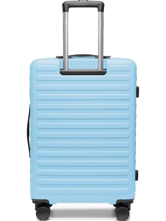 Puccini Munich Mittlerer Hartschalenkoffer Blau mit 4 Rädern
