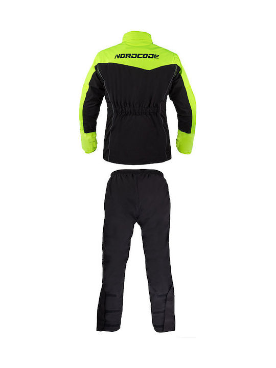 Nordcode Rainsuit Wave Evo Мъжко Мото Дъждовно Комплект Панталон и Яке Fluo/Black Nordcode Rainsuit Wave Evo Мъжко Мото Дъждовно Комплект Панталон и Яке Fluo/Black