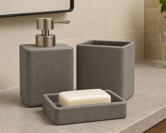 Ankor Soap Dish Plastic Gray