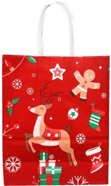 Kal-tsa Paper Christmas Bag for Gift 26x35x12cm.