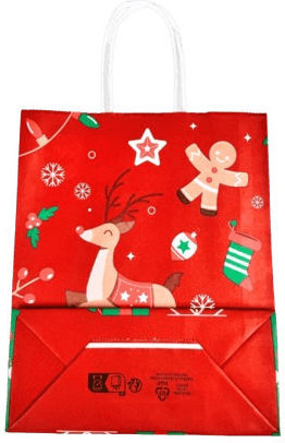 Kal-tsa Paper Christmas Bag for Gift 18x22x8cm.