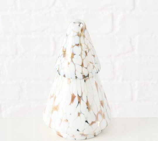Boltze Christmas Glass Candle