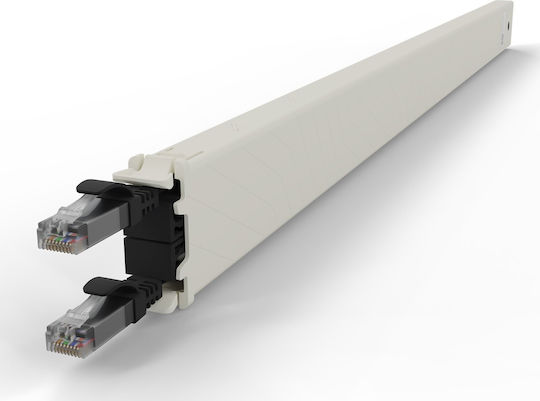 Patchbox U/UTP Cat.6a (Gigabit) Καλώδιο Δικτύου Ethernet 1.8m Μαύρο