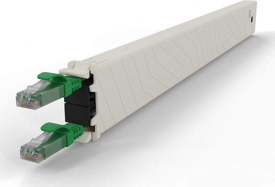 Patchbox U/UTP Kat.6a Ethernet-Netzwerkkabel 0.8m Grün 1Stück