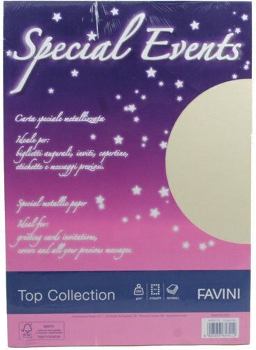 Favini Σειρά Se 10 Φύλλα 250g/m2 Κρεμ 06 21x29,7 A4