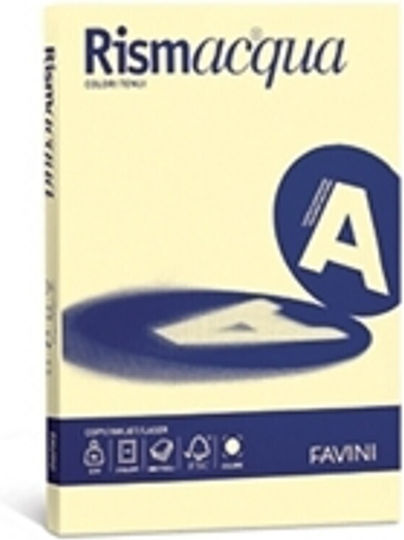 Favini 200 Sheets Rismacqua 140g/m2 Soft Yellow 07 29.7x42 A3
