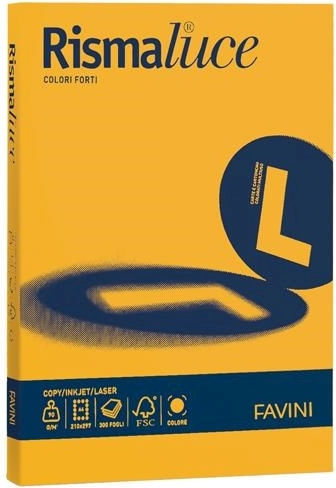 Favini 200 Sheets Rismaluce 140g/m2 Yellow of the Sun 53 21x29.7 A4