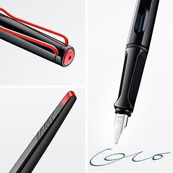 Lamy Stilou Caligrafie 1.5mm Negru Din Plastic Cu Cerneală Neagră