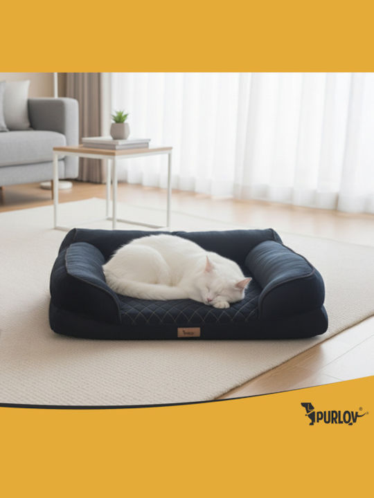Purlov Sofa für Hunde Schwarz 65x55cm Purlov Sofa für Hunde Schwarz 65x55cm