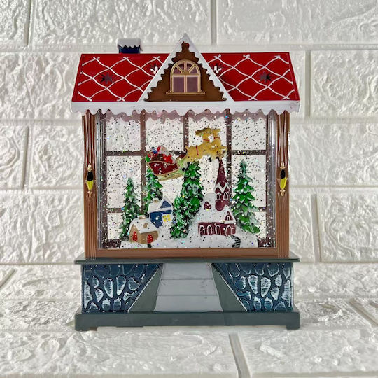 Decorative Christmas Snowball Illuminated 15.5x7.5x20cm