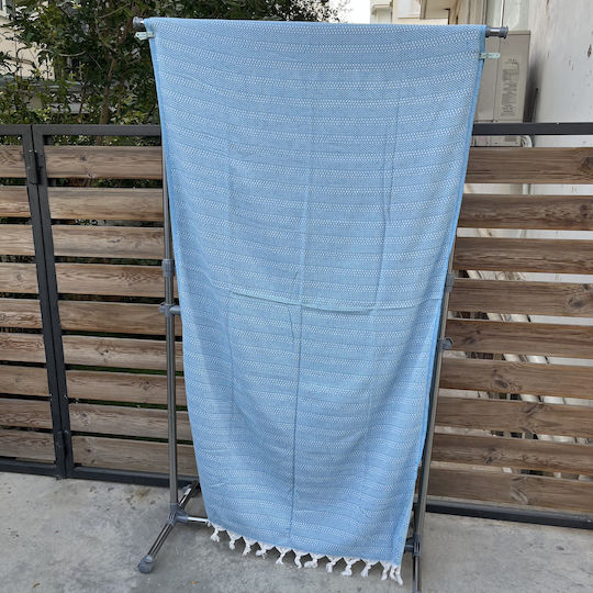Pestemal Πετσέτα Θαλάσσης Βαμβακερή Μπλε 180x100εκ.