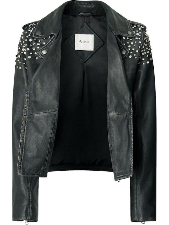 Fantasy Women's Short Lifestyle Jacket for Winter Black