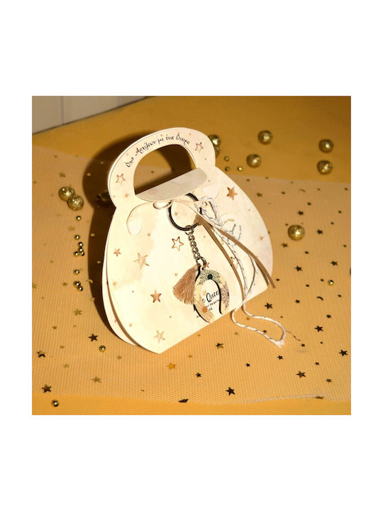 LiebeQueen Lucrat manual Suspendata Amulet Potcoavă Auriu 1buc