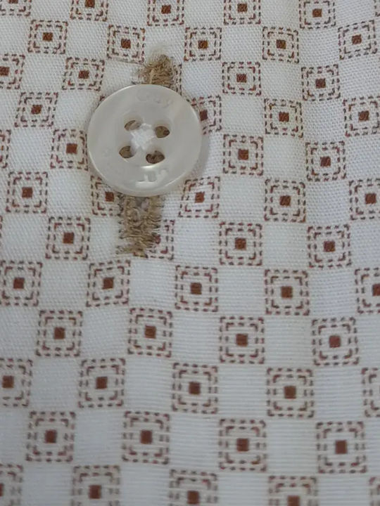 Cu mânecă lungă Cămașă White-brown