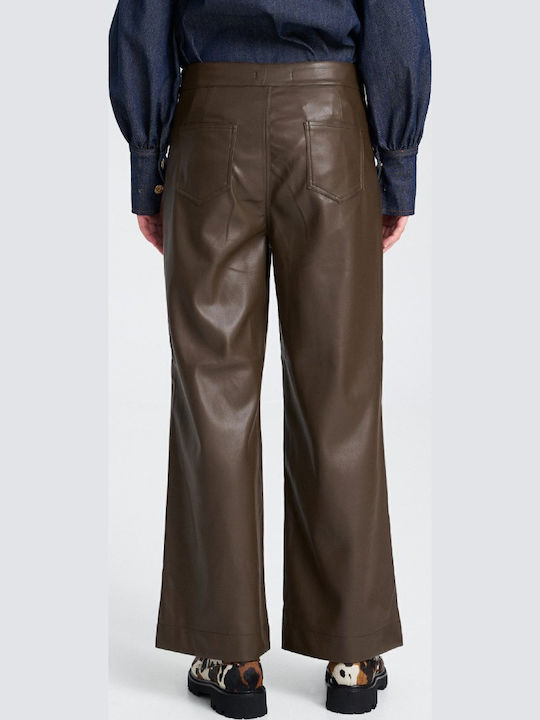 Dama Tesatura Pantaloni Brown