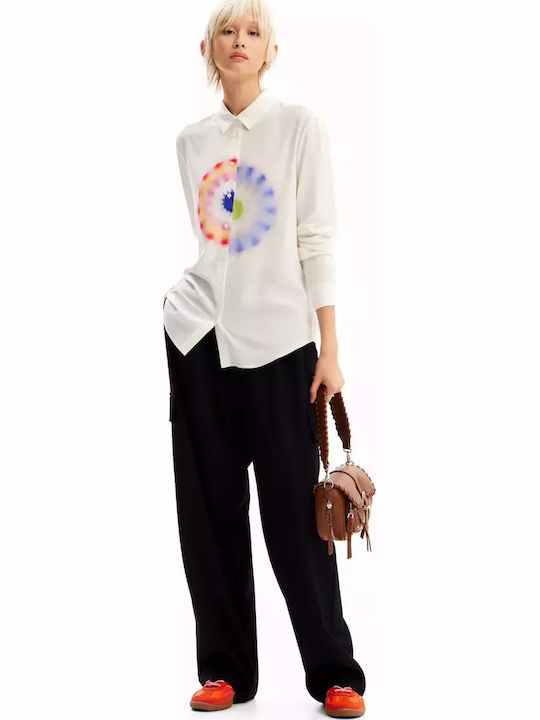 Women's Long Sleeve Shirt White