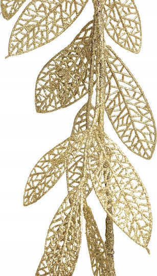 Atmosphera Christmas Garland Golden Leaf Gold
