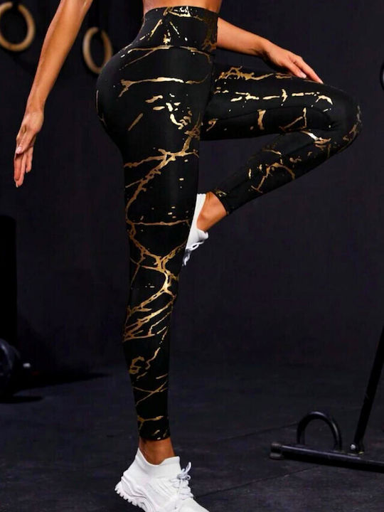 Training Γυναικείο Κολάν Metallic Gold