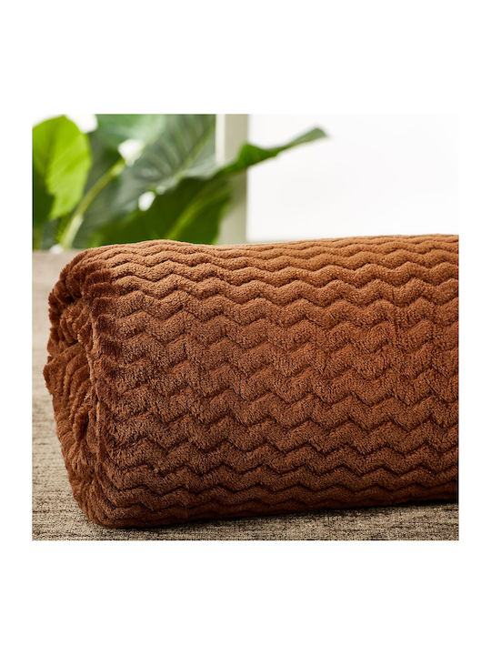 Whitegg Aw2026 Decke Fleece Einzeln 160x220cm Olive