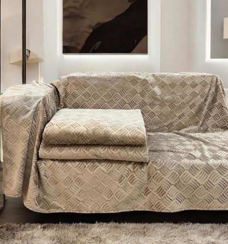 Linea Home Rafles Покривка За Фотьойл 180x160см Мока
