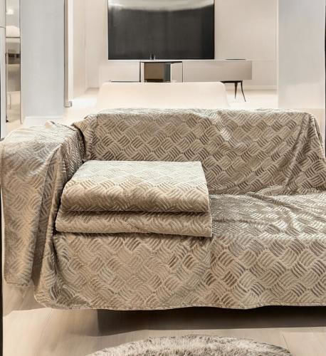 Linea Home Rafles Покривка За Фотьойл 180x160см Мока
