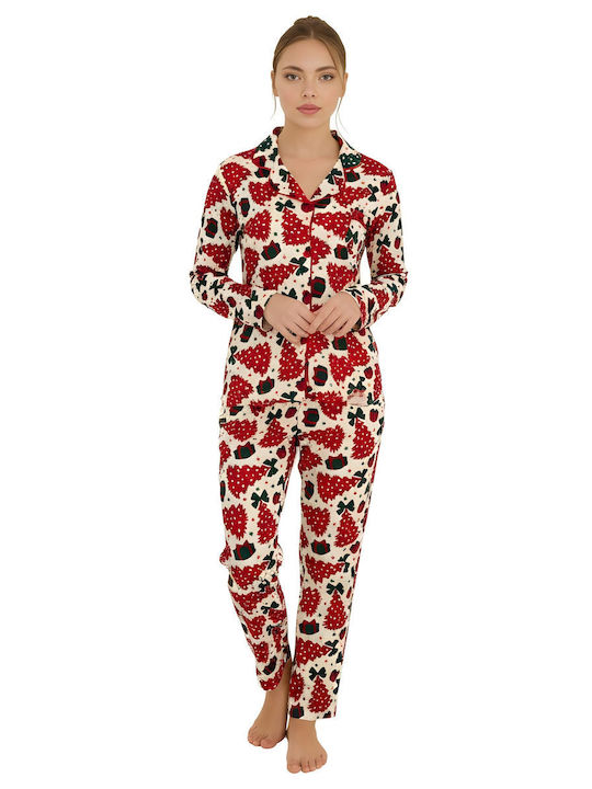 Boyraz Winter Damen Pyjama-Set