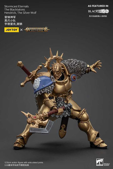 Stormcast Eternals Blacktalons Hendrick Silver Wolf 20cm