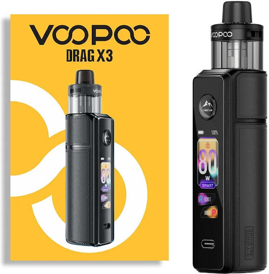Voopoo Drag X3 Pod Kit 5ml Spray Black