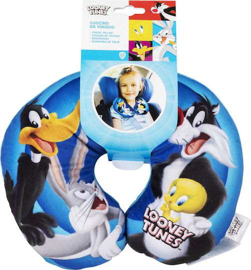 Colzani Travel Pillow Travel Set Pillow for Kids 27x23cm Multicolour