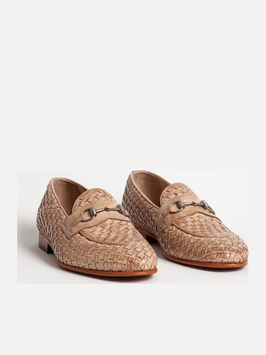 Mocasini barbati in Bej Culori