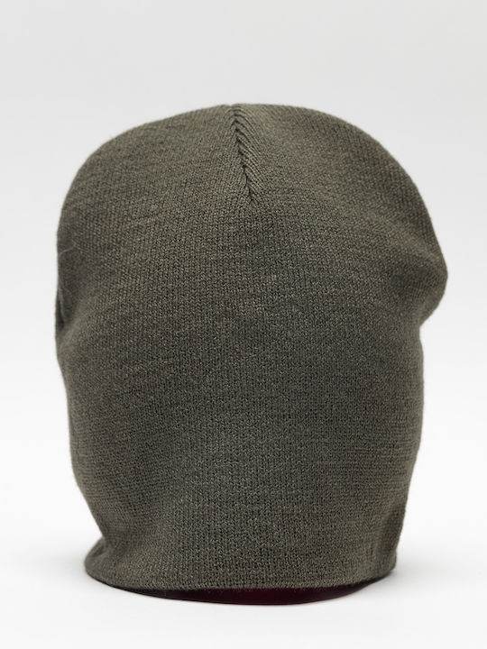 Beanie Unisex Beanie Gestrickt in Khaki Farbe