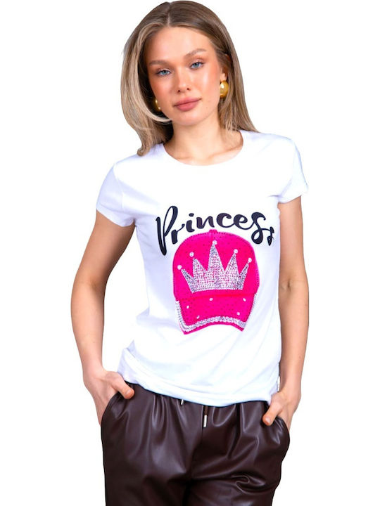 Γυναικείο T-shirt Λευκό