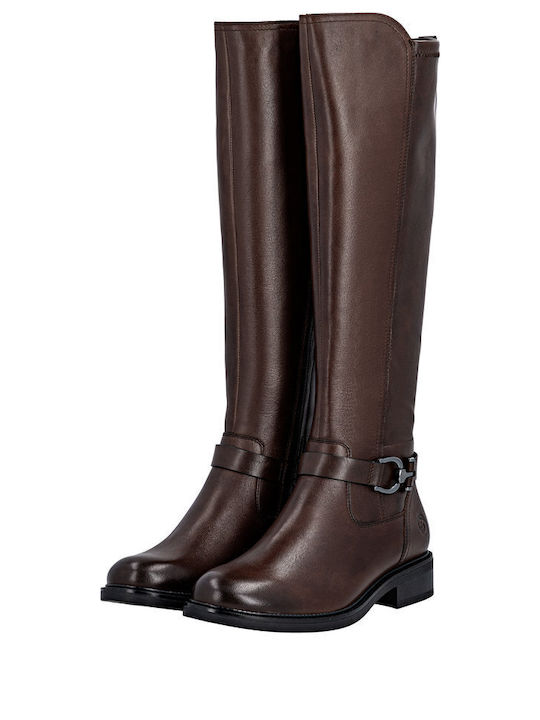 Leder Damenstiefel Braun