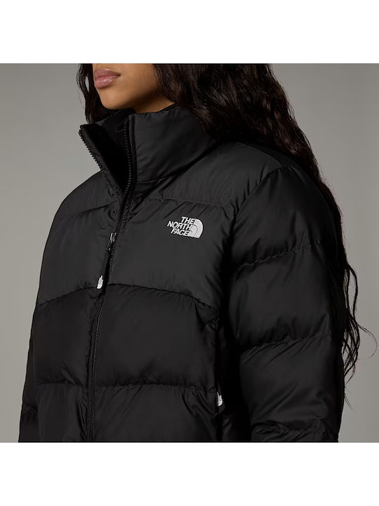 Късо Дамско Puffer Якето За Зима Tnf Черно/Асфалт