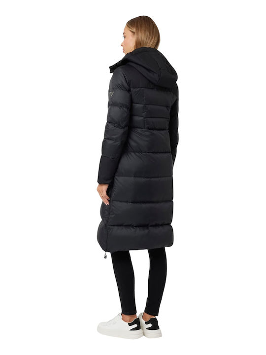 Women's Long Lifestyle Jacket for Winter Black