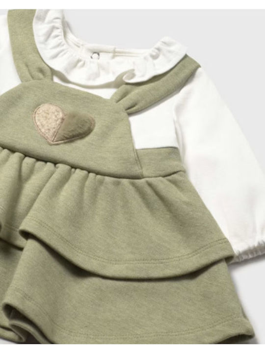 Mayoral Baby Bodysuit Long-Sleeved Green