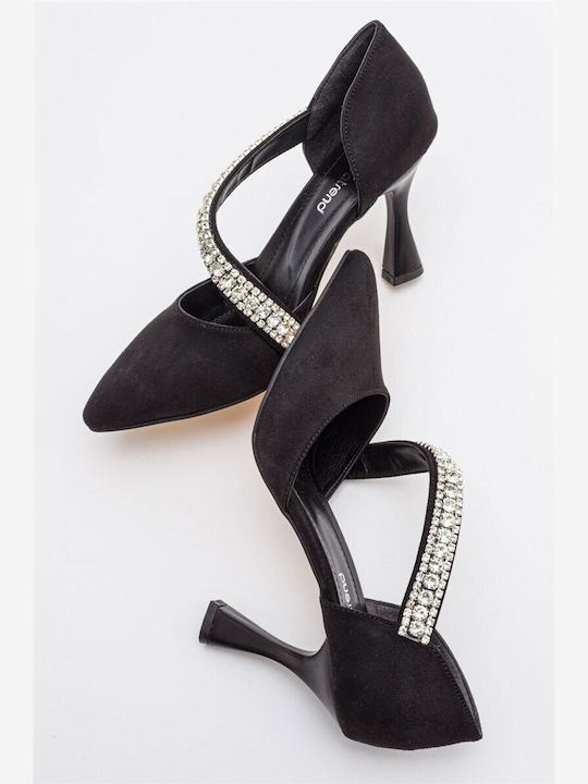 Leather Black Heels