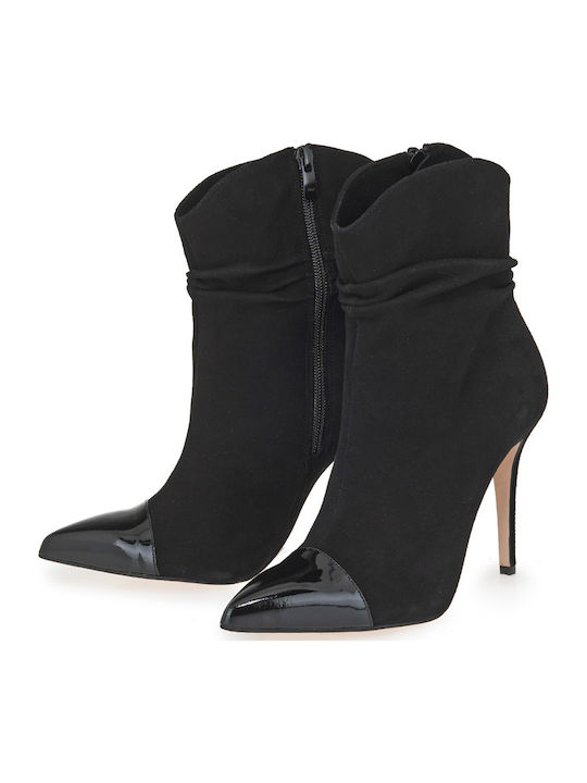 Leather Women's Ankle Boots Black