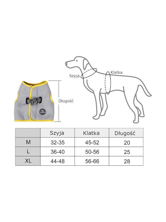 Mozos Ham pentru câini Vestă Galben Mediu