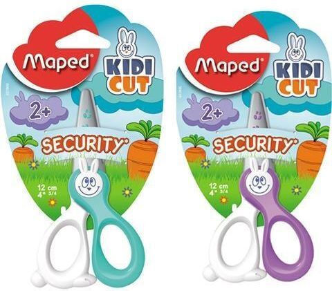 Maped Kidi Cut Children's Scissors 12cm with Plastic Blade Green 1pcs