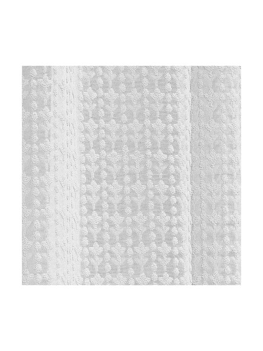 Whitegg Curtain with Pencil Pleat K0214 White 270x280cm