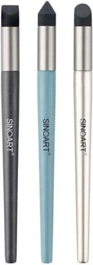 Sinoart Set mit 3 Silikonpinseln