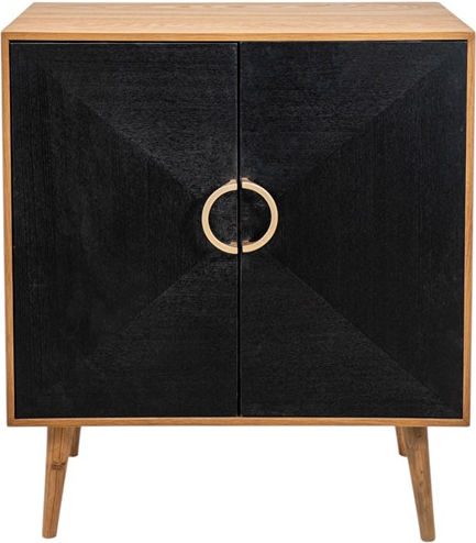 Sideboard Wooden Natural Brown Color, Dark Brown 90x35x78cm Sideboard Wooden Natural Brown Color, Dark Brown 90x35x78cm