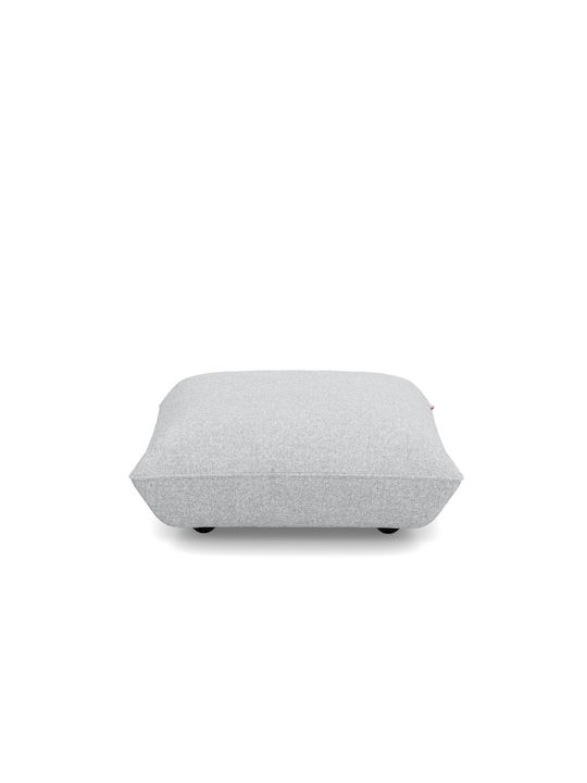 Bean Bag Bolster Poof Sumo Hocker Recycled Grey 108x108x44cm