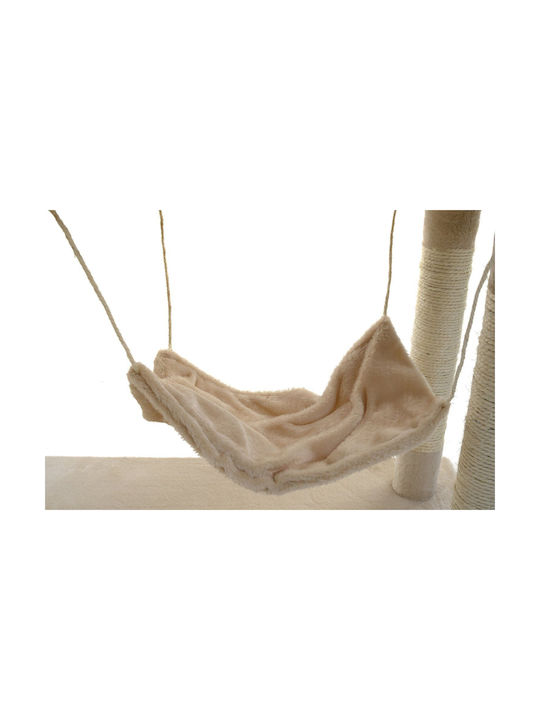 Funfit Scratching Post Cat Trees Beige 5 levels Height 140cm