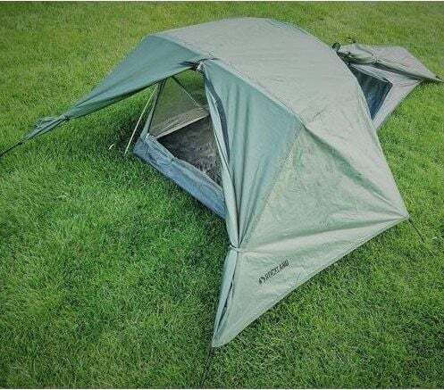 Rockland Soloist Plus Camping Tent Mountaineering Green 3 Seasons for 1 Person Waterproof 230x90x70cm