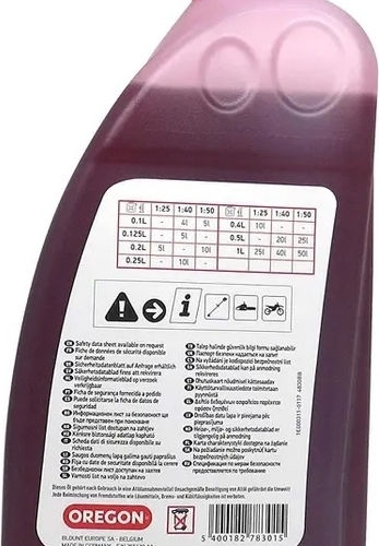 Oregon 106366 Ulei de Amestec pentru Motoare în Doi Timpi (2T) 1lt