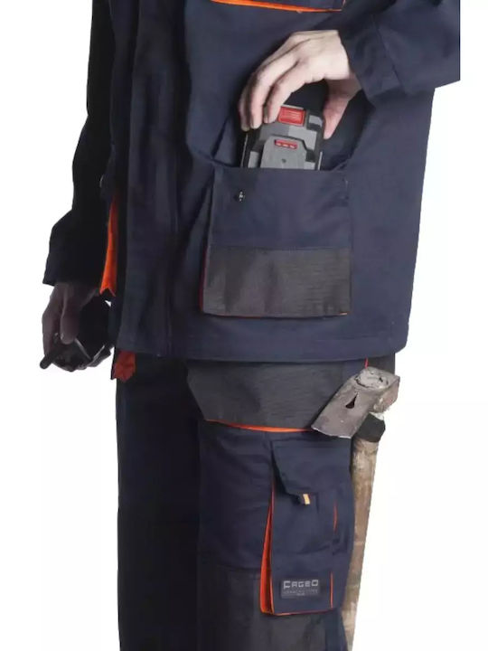 Fageo Μπουφάν Εργασίας Navy Μπλε