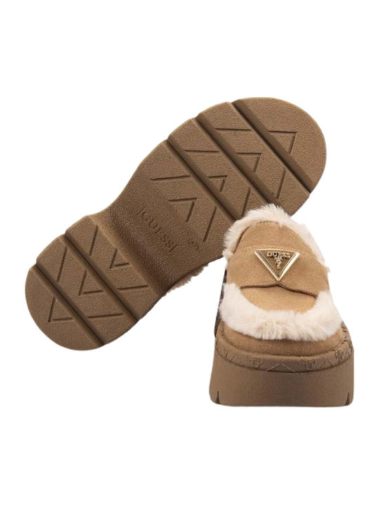 Winter Women's Slippers Beige